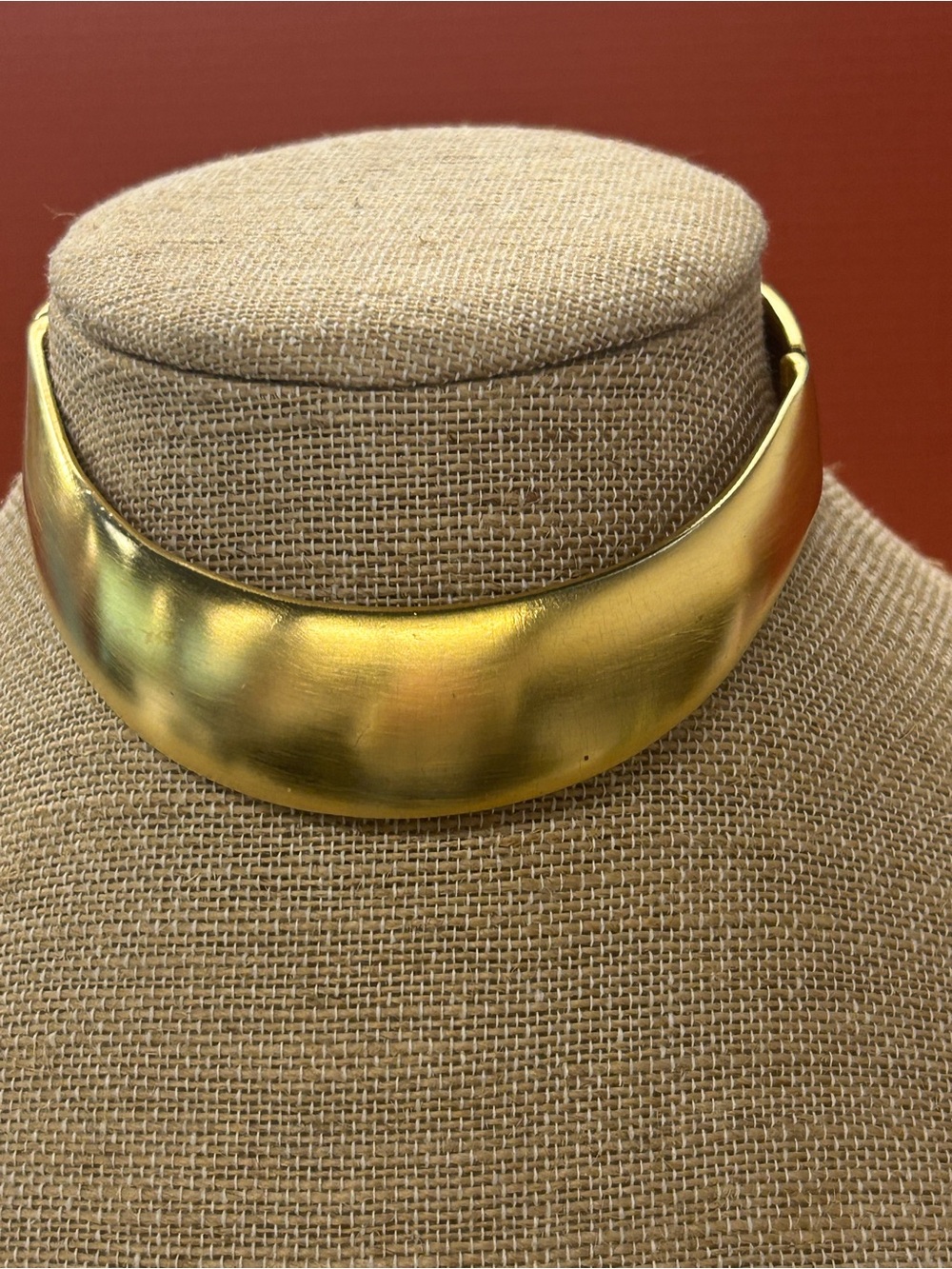 Fabulous! Vintage 80’s Alexis Kirk gold plated Cleopatra style collar necklace